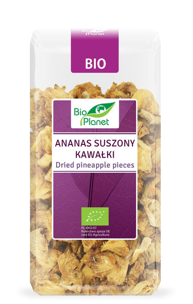 Ananas suszony kawałki 100 g - Bio Planet (EKO)
