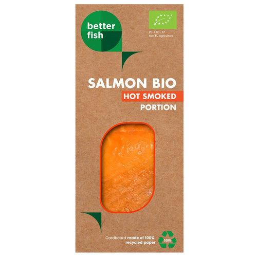 Łosoś atlantycki wędzony na gorąco 100 g - Better Fish (EKO)