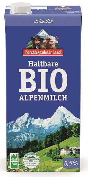 Mleko alpejskie UHT (3,5 %) 1 l - Berchtesgadener Land (EKO)