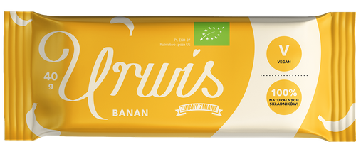 Baton bakaliowy z bananami urwis bezglutenowy 40 g - Zmiany Zmiany (EKO)