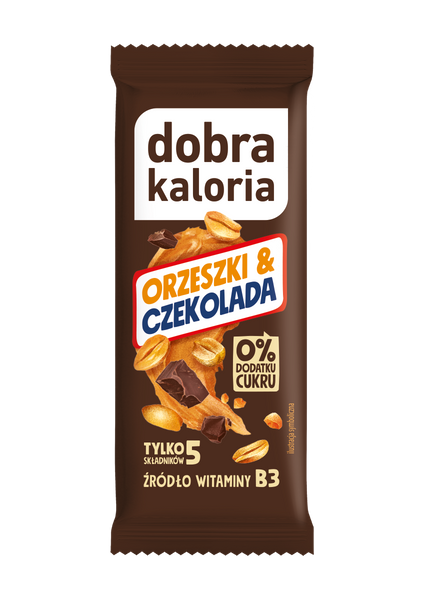 Baton daktylowy orzeszki czekolada 35 g - Dobra Kaloria