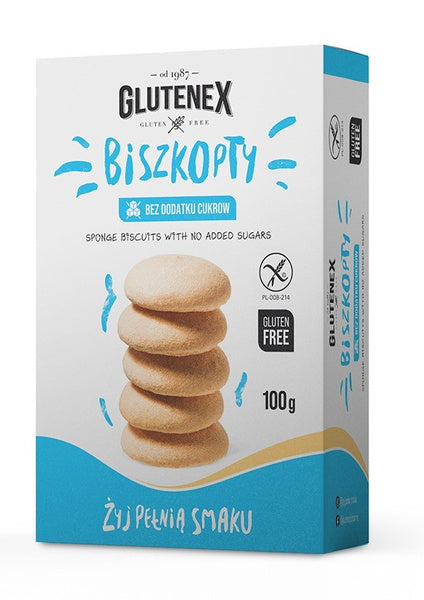 Biszkopty bezglutenowe 100 g - Glutenex