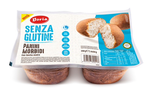 Bułeczki miękkie bezglutenowe 4 szt. 200 g - Doria