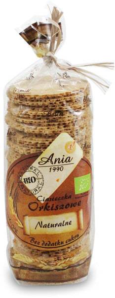 Ciastka orkiszowe naturalne 120 g - Bio Ania (EKO)