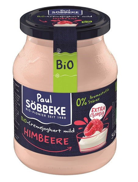 Jogurt kremowy malinowy 500 g - Sobbeke (EKO)