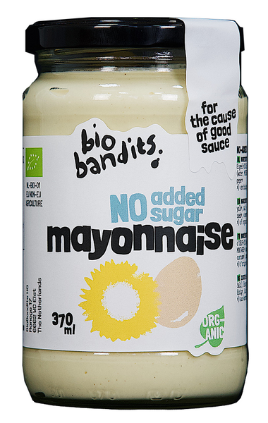 Majonez jajeczny bez cukru 370 ml - Bio Bandits (EKO)