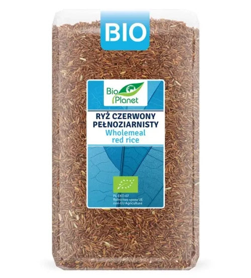 Ryż czerwony pełnoziarnisty 1 kg - Bio Planet (EKO)