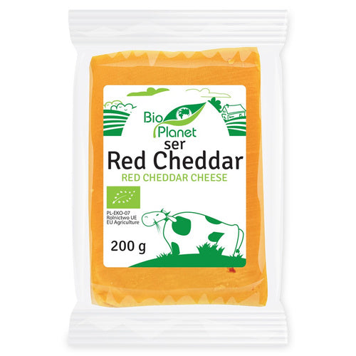 Ser cheddar red kostka 200 g - Bio Planet (EKO)