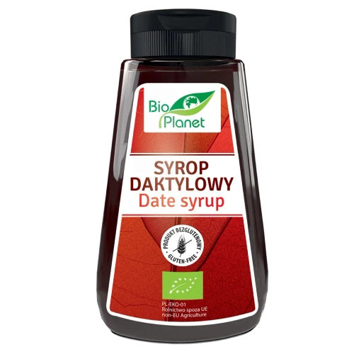 Syrop daktylowy bezglutenowy 340 g - Bio Planet (EKO)