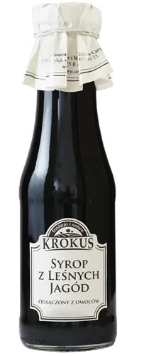 Syrop jagodowy bezglutenowy 280 ml - Krokus