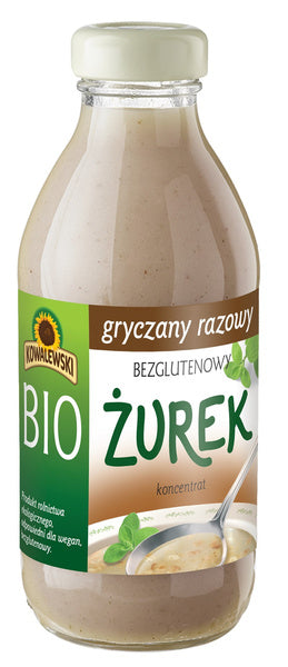Żurek gryczany razowy bezglutenowy koncentrat 320 ml - Kowalewski (EKO)